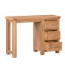 Gloucester Oak Dressing Table Set angled image of the table on a white background
