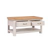 Gloucester Painted Coffee Table With 2 Drawers