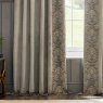 Morris & Co Strawberry Thief Biscuit Embroidered Pencil Pleat Curtains close up