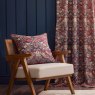 Morris & Co Strawberry Thief Berry Jacquard Pencil Pleat Curtains lifestyle