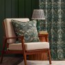 Morris & Co Strawberry Thief Forest Green Jacquard Pencil Pleat Curtains lifestyle