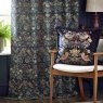 Morris & Co Strawberry Thief Indigo Jacquard Pencil Pleat Curtains lifestyle