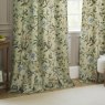 Sanderson Porcelain Garden Sage Pencil Pleat Curtains drape