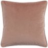 Paoletti Avenue Blush Velvet Jacquard Cushion reverse