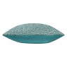 Wylder Nature Croft Teal Cushion side view