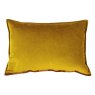 Paoletti Delano Ochre And Blush Velvet Jacquard Cushion reverse