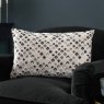 Paoletti Lexington Grey And Black Cushion lifestyle
