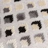Paoletti Lexington Grey And Black Cushion pattern