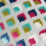 Paoletti Lexington Grey And Pink Cushion close up