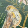 Wylder Nature Meadow Bloom Birds Cushion close up