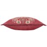 Morris & Co Strawberry Thief Berry Embroidered Cushion side view