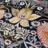 Morris & Co Strawberry Thief Indigo Embroidered Cushion close up