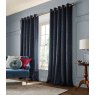 Laura Ashley Barley Midnight Embossed Curtains open