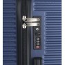 Highbury Yellowstone Navy Hard Shell Case combination lock