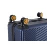 Highbury Yellowstone Navy Hard Shell Case wheels