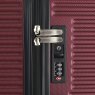 Highbury Yellowstone Burgundy Hard Shell Case combination lock