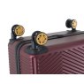 Highbury Yellowstone Burgundy Hard Shell Case wheels