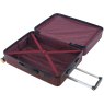 Highbury Yellowstone Burgundy Hard Shell Case open inside