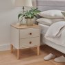 Anders Cashmere Bedside Table lifestyle image of the table