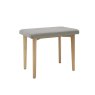 Anders Cashmere Dressing Stool angled image of the stool on a white background