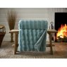 Deyongs Fernley Faux Fur Throw Green Lifestyle