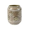 Kaemingk Grey Lantern iron enamel snow cut-out