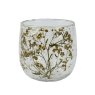 Kaemingk Tealightholder glass twig pattern