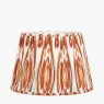 Pacific Izara Cinnamon Ikat Mushroom Pleat Tapered Shade Medium
