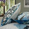 Lyndon Co Tivoli Blue Duvet Set pillowcase details