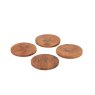 Woodbury Lane 4 Set Of Wooden Coasters
