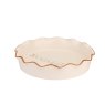 Woodbury Lane Fluted Pie Dish side view