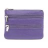 Golunski Sheepskin Coin Purse Purple