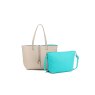 Beige And Teal