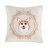 Catherine Lansfield Bridgerton Mr Newton Corgi Filled Natural Cushion