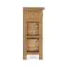 Chester Telephone Table With Baskets white background side