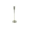 Derex Round Silver Candle Holder large