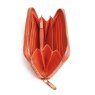 Alice Wheeler Orange Bromley Purse inside