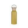 &Again Double Wall Bottle With Bamboo Lid Olive 500ml