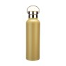&Again Double Wall Bottle With Bamboo Lid Olive 750ml