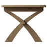 Heritage Editions Oak 2m Cross Leg Fixed Table on a white background
