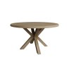 Heritage Editions Oak Large Round Table on a white background