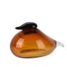Kaemingk Kaemingk Amber Glass Bird Ornament