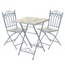 Kaemingk Sorrento Iron Mosaic Tea For Two Bistro Set