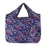 Eco Chic Eco Chic Blue Paisley Large Reusable Foldable Shopper Bag