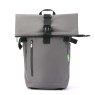 Eco Chic Eco Chic Charcoal Recycled Canvas Roll Top Backpack