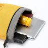 Eco Chic Eco Chic Sunflower Recycled Canvas Roll Top Backpack