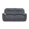 Oakley 3 Seater Power Recliner Sofa In Dexter Shadow on a white background