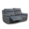 Oakley 3 Seater Power Recliner Sofa In Dexter Shadow on a white background