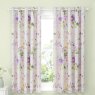 D&D Flourette Lilac Ready Made Curtains