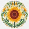 Emillie Ferris Embroidery Notecards Sunflower